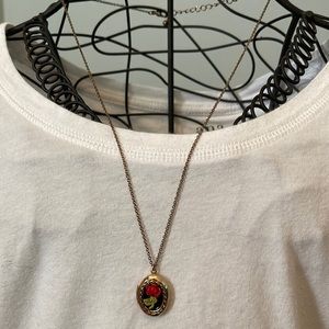 Rose Locket Necklace